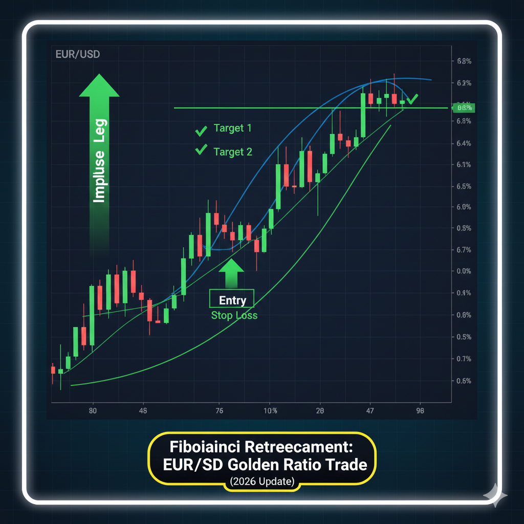 Fibonacci retracement combined with multiple confirmation tools for high probability setups