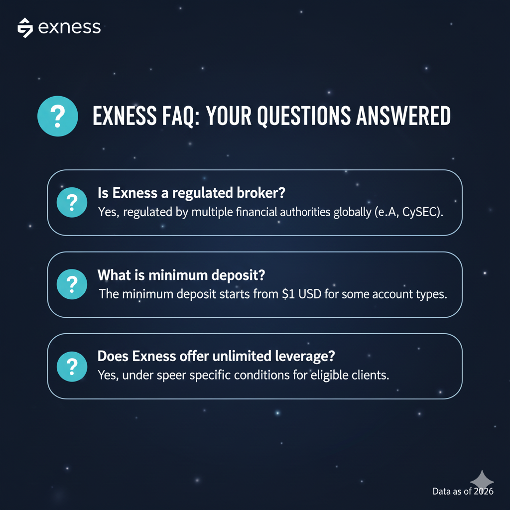 Frequently asked questions about Exness broker answered